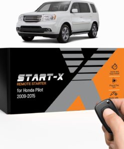 Start-X Remote Starter Kit for Honda Pilot (2009, 2010, 2011, 2012, 2013, 2014, 2015) Vehicles | Key Ignition Engine | Plug N Play Install | Lock 3X to Remote Start | Zero Wire Splicing