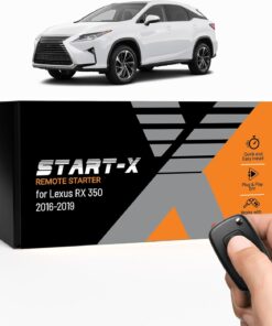 Start-X Remote Starter Kit for Lexus RX 350 (2016, 2017, 2018, 2019) Vehicles | Push-to-Start Ignition | Plug N Play Install | Lock 3X to Remote Start | Zero Wire Splicing