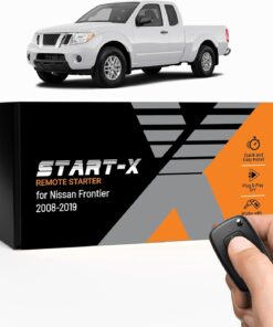 Start-X Remote Starter Kit for Nissan Frontier (2008, 2009, 2010, 2011, 2012, 2013, 2014, 2015, 2016, 2017, 2018, 2019) Trucks | Key Ignition | Plug N Play Install | Lock 3X to Remote Start
