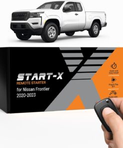 Start-X Remote Starter Kit for Nissan Frontier (2020, 2021, 2022, 2023) Trucks | Push-to-Start Ignition | Plug N Play Install | Lock 3X to Remote Start | Zero Wire Splicing