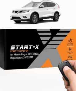 Start-X Remote Starter Kit for Nissan Rogue (2014, 2015, 2016, 2017, 2018, 2019, 2020) & Rogue Sport (2017-2021) Vehicles | Push-to-Start or Key Ignition | Plug N Play Install | Zero Wire Splicing