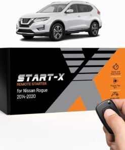Start-X Remote Starter Kit for Nissan Rogue (2014, 2015, 2016, 2017, 2018, 2019, 2020) Vehicles | Push-to-Start Ignition | Plug N Play Install | Lock 3X to Remote Start | Zero Wire Splicing