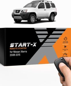Start-X Remote Starter Kit for Nissan Xterra (2008, 2009, 2010, 2011, 2012, 2013, 2014, 2015) Vehicles | Key Ignition | Plug N Play Install | Lock 3X to Remote Start | Zero Wire Splicing