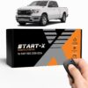 Start-X Remote Starter Kit for RAM 1500 (2019, 2020, 2021, 2022, 2023, 2024) Trucks | Push-to-Start Ignition | Plug N Play Install | Lock 3X to Remote Start | No Wire Splicing
