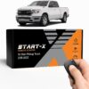 Start-X Remote Starter Kit for RAM Pickup Truck 1500/2500/3500 (2018-2023), All Trims | Key Ignition Engine (Tip-Start) | Plug N Play Install | 3X Lock to Remote Start | No Wire Splicing