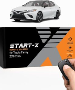 Start-X Remote Starter Kit for Toyota Camry (2018, 2019, 2020, 2021, 2022, 2023, 2024) Vehicles | Key Ignition | Plug N Play Install | 3X Lock to Remote Start | Zero Wire Splicing