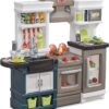Step2 Modern Metro Kitchen Set for Kids – Includes 30+ Toy Kitchen Accessories, Interactive Features for Pretend Play – Indoor/Outdoor Toddler Playset – Dimensions 44.75