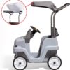 Step2 Side-by-Side Push Around SUV, Kids Push Car, 2 Seats, Stroller Substitute, Includes Seat Belts & Horns, Made of Durable Plastic, Max Weight 100 lbs., for Toddlers 1.5-5 Years Old, Gray