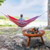 Sunnydaze 24-Inch Cast Iron Heavy-Duty Fire Pit for Outside - Wood-Burning Outdoor Fire Pit Bowl with Handles - Oxidized Finish
