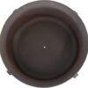 Sunnydaze 29-Inch Wood-Burning Outdoor Fire Pit - Bronze Cauldron Wood Fire Pit for Outside - Includes Poker and Spark Screen