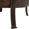 Sunnydaze 30-Inch Fire Pit with Spark Screen, Water-Resistant Cover, Metal Grate, and Fireplace Poker - Northwoods Fishing