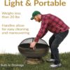 Sunnydaze 30-Inch Large Outdoor Fire Pit - Wood Burning Fire Pit for Outside with Poker and Screen - Black Finish - Regal Cauldron
