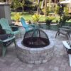 Sunnydaze 30‑Inch Round Fire Pit Spark Screen Lid – Heavy‑Duty Mesh Ember Lid & Fire Pit Screen Cover with Door, Keeps Sparks & Ashes Contained
