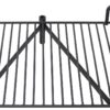 Sunnydaze Metal Fire Pit Ring - 36-Inch Outer/34-Inch Inner Diameter Steel Fire Ring with Cooking Grate and Poker