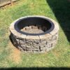 Sunnydaze Outdoor Fire Pit Ring - DIY Above or In-Ground Steel Fire Ring Insert - 42-Inch Outer/36-Inch Inner Diameter