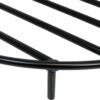 Sunnydaze Round Fire Pit Grate - Elevated Wood Grate for Fire Pit - Heavy-Duty Steel Log Grate for Outside - 30-Inch