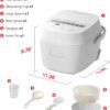 TOSHIBA OriginTaste Rice Cooker 10-Cup Uncooked, Fuzzy Logic, 15-in-1 Functions, Digital Display, Delay Timer, Keep Warm, Nonstick Inner Pot, White