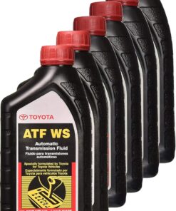 Toyota 00289-ATFWS Automatic Transmission Fluid, 192 Ounces, 6 Pack