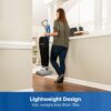 Vacmaster UB0402 Commercial Vacuum Cleaner Ultra-Lightweight 14L Capacity Bagged Upright Vac with LED Headlight and 2-Speed Setting Powerful Suction for Pets, Carpets & Hard Floor