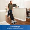 Vacmaster UB0402 Commercial Vacuum Cleaner Ultra-Lightweight 14L Capacity Bagged Upright Vac with LED Headlight and 2-Speed Setting Powerful Suction for Pets, Carpets & Hard Floor