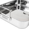 Viking 3-Ply Stainless Steel Roasting Pan with Non Stick Rack, 16 x 13 Inch Kitchen Cookware, Great for Turkey, Dishwasher and Oven Safe, Induction Ready, Silver