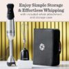 Vitamix 5-Speed Immersion Blender 3-Piece Bundle with Whisk Attachment and Storage Case, Professional-Grade Hand Blender with 625-Watt Motor and Stainless-Steel Blade, Stainless Steel/Black