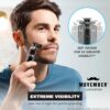 Wahl USA Pro Series High Visibility Skeleton Style Trimmer, Lithium-Ion Cordless USB Rechargeable All in One Shaving & Close Cutting Beard Trimmer for Men with Near Zero Gap Blade – 3026018