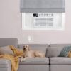 Whirlpool 12,000 BTU 115V Window-Mounted Air Conditioner with Remote Control, Window AC for Rooms up to 550 Sq.Ft, LCD Display, Auto-Restart, 24H Timer, White