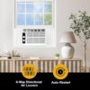 Whirlpool 5,000 BTU 115V Window Air Conditioner & Dehumidifier with Mechanical Controls, Window AC Unit for Apartment, Dorm Room, & Small Rooms up to 150 Square Feet in White