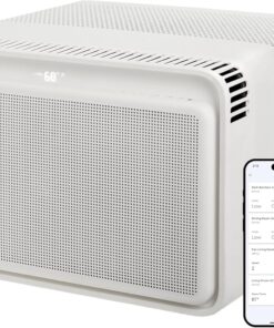 Windmill Window Air Conditioner - Quiet & Smart, Easy Install, Voice-Enabled, Remote & App Control AC Unit - 10,000 BTU Inverter w/WhisperTech