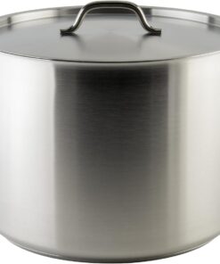 Winware SST-40 Stainless Steel 40 Quart Stock Pot with Cover