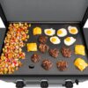 Charbroil 463258924 28" XL Performance Series Propane Gas Griddle with Cart 3 Burner Flat Top Grill, Black