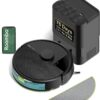 iRobot Roomba 104 2in1 Vacuum & Mop Robot - Self-Empties for 75 Days, Intense Power-Lifting Suction, Vacuums All Floors, Ideal for Pet Hair, LiDAR Smart Navigation Mapping, Mops Hard Floors, Black