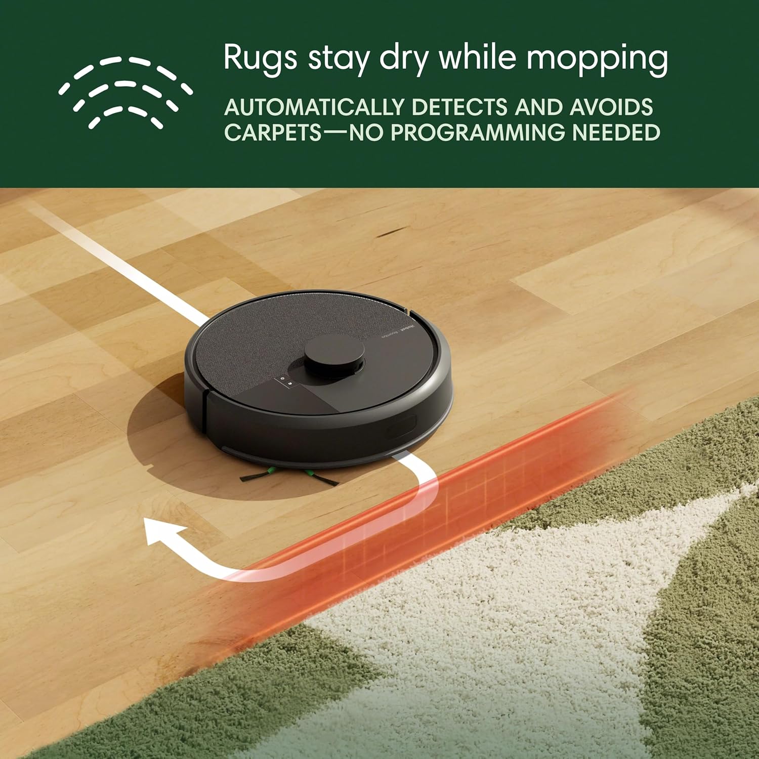 iRobot Roomba 104 2in1 Vacuum & Mop Robot - Self-Empties for 75 Days, Intense Power-Lifting Suction, Vacuums All Floors, Ideal for Pet Hair, LiDAR Smart Navigation Mapping, Mops Hard Floors, Black13 iRobot Roomba 104 2in1 Vacuum & Mop Robot - Self-Empties for 75 Days, Intense Power-Lifting Suction, Vacuums All Floors, Ideal for Pet Hair, LiDAR Smart Navigation Mapping, Mops Hard Floors, Black