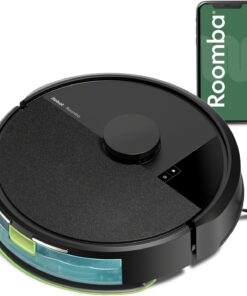 iRobot Roomba 105 Combo Robot Vacuum & Mop - Easy to use, Intense Power-Lifting Suction, LiDAR Navigation, Multiple Cleaning Modes, Avoids Mopping Carpets, Self-Charging