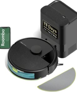 iRobot Roomba 105 Combo Robot Vacuum & Mop with AutoEmpty Dock - Self-Empties for 75 Days, Intense Power-Lifting Suction, LiDAR Navigation, Multiple Cleaning Modes, Avoids Mopping Carpet