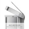 simplehuman 45 Liter / 12 Gallon Rectangular Hands-Free Kitchen Step Trash Can with Soft-Close Lid, Brushed Stainless Steel simplehuman 45 Liter / 12 Gallon Rectangular Hands-Free Kitchen Step Trash Can with Soft-Close Lid, Brushed Stainless Steel