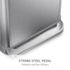 simplehuman 45 Liter / 12 Gallon Rectangular Hands-Free Kitchen Step Trash Can with Soft-Close Lid, Brushed Stainless Steel simplehuman 45 Liter / 12 Gallon Rectangular Hands-Free Kitchen Step Trash Can with Soft-Close Lid, Brushed Stainless Steel