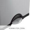 simplehuman 50 Liter / 13.0 Gallon Rectangular Kitchen Step Trash Can, Brushed Stainless Steel