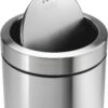simplehuman 55 Liter / 14.5 Gallon Commercial Swing Top Trash Can, ADA-Compliant, 11-20 Gallons, Brushed Stainless Steel simplehuman 55 Liter / 14.5 Gallon Commercial Swing Top Trash Can, ADA-Compliant, 11-20 Gallons, Brushed Stainless Steel