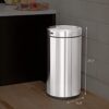 simplehuman 55 Liter / 14.5 Gallon Commercial Swing Top Trash Can, ADA-Compliant, 11-20 Gallons, Brushed Stainless Steel simplehuman 55 Liter / 14.5 Gallon Commercial Swing Top Trash Can, ADA-Compliant, 11-20 Gallons, Brushed Stainless Steel