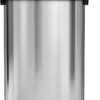 simplehuman 80 Liter / 21.1 Gallon Bullet Open Top Trash Can, Commercial Grade Heavy Gauge, Brushed Stainless Steel