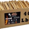 40lb Fatwood Fire Starter Sticks | 100% Natural Fire Starters for Grill, Campfire, Wood Stoves, Bonfires | Easy Firestarter w/Just 2 Sticks in All Weather Conditions by Billy Buckskin (40lb Box)