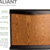 AIRCARE Valiant Digital Whole-House Console-Style Evaporative Humidifier (Honey Oak)