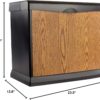 AIRCARE Valiant Digital Whole-House Console-Style Evaporative Humidifier (Honey Oak)
