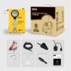 AUTOOL Automotive Smoke Machine, EVAP System Smoke Leak Detector with Air Pump/Flow Indicator/Pressure Gauge for All DC12V Vehicles