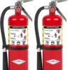 Amerex B500, 5 lb ABC Dry Chemical Fire Extinguisher – Class A, B & C Rated with 12–18 Ft Range and 14 Second Discharge Time, 2-Pack