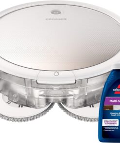 Bissell SpinWave Pet Robot, 2-in-1 Wet Mop and Dry Robot Vacuum, WiFi Connected with Structured Navigation, 3347