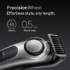 Braun All-in-One Men's Shaving Kit Series 7 7440, 12-in-1 Beard, Face, Nose, Ear Trimmer, Hair Clippers, Body Groomer and Manscaping + Travel Case + Charging Stand