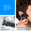 Braun Electric Shaver for Men, Series 6 6177cc, Wet & Dry Shave, Turbo & Gentle Shaving Modes, Foil Shaver, Blue